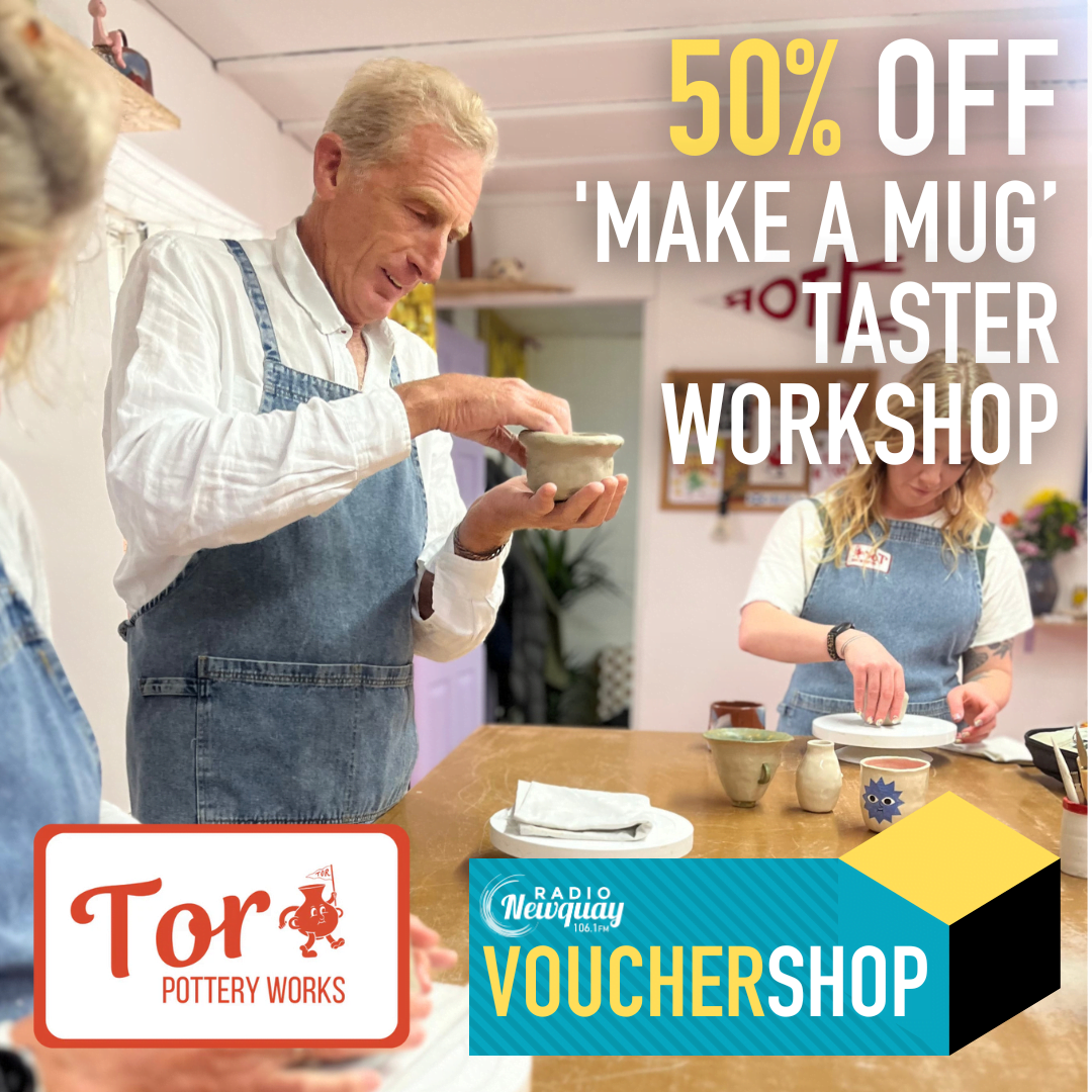 Half Price 'Make a Mug’ Taster Workshop with Tor Pottery Works