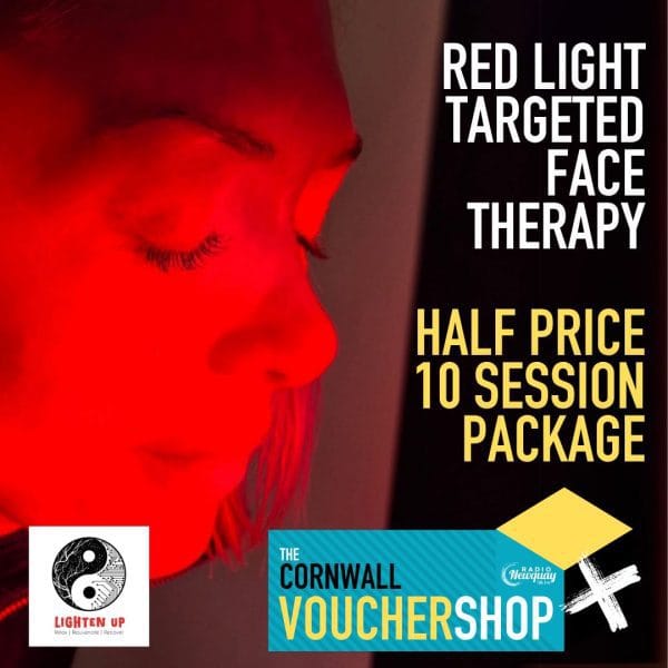 Red Light Targeted Face Panel at Lighten Up - Half Price 10 session package