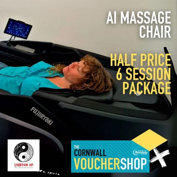 AI Massage Chair at Lighten Up - Half Price 6 session package