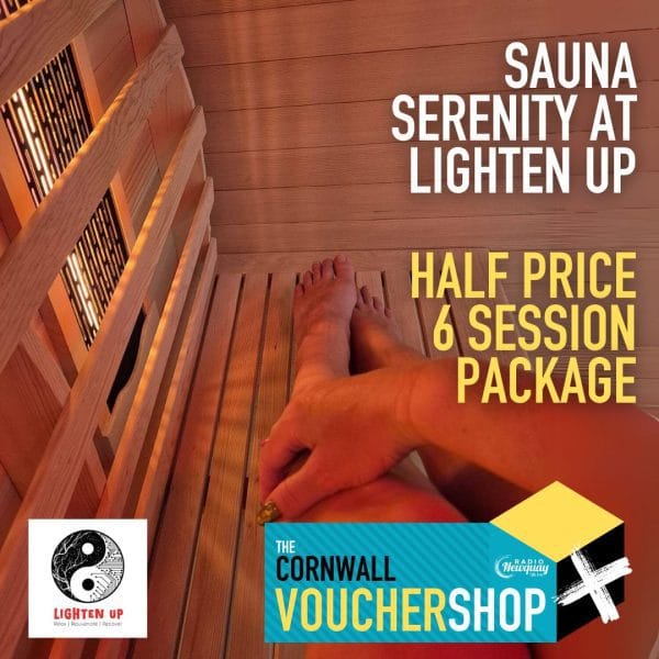 Sauna Serenity Session at Lighten Up - Half Price 6 session package