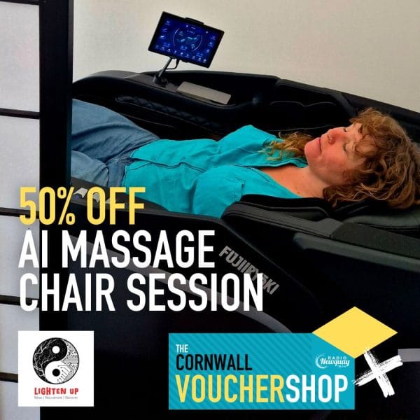 AI Massage Chair at Lighten Up - Half Price Session