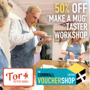 Half Price 'Make a Mug’ Taster Workshop with Tor Pottery Works