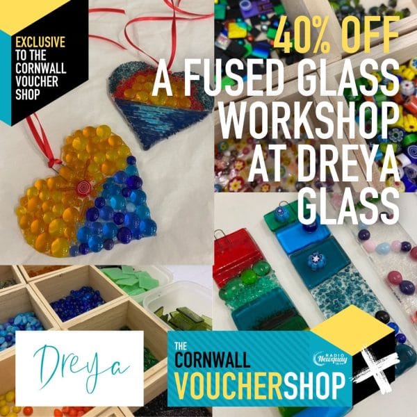 40% off a Fused Glass Workshop at Dreya Glass Newquay