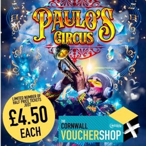 Half Price Entry to Paulo’s Circus’ Newquay 2026 Summer Show!